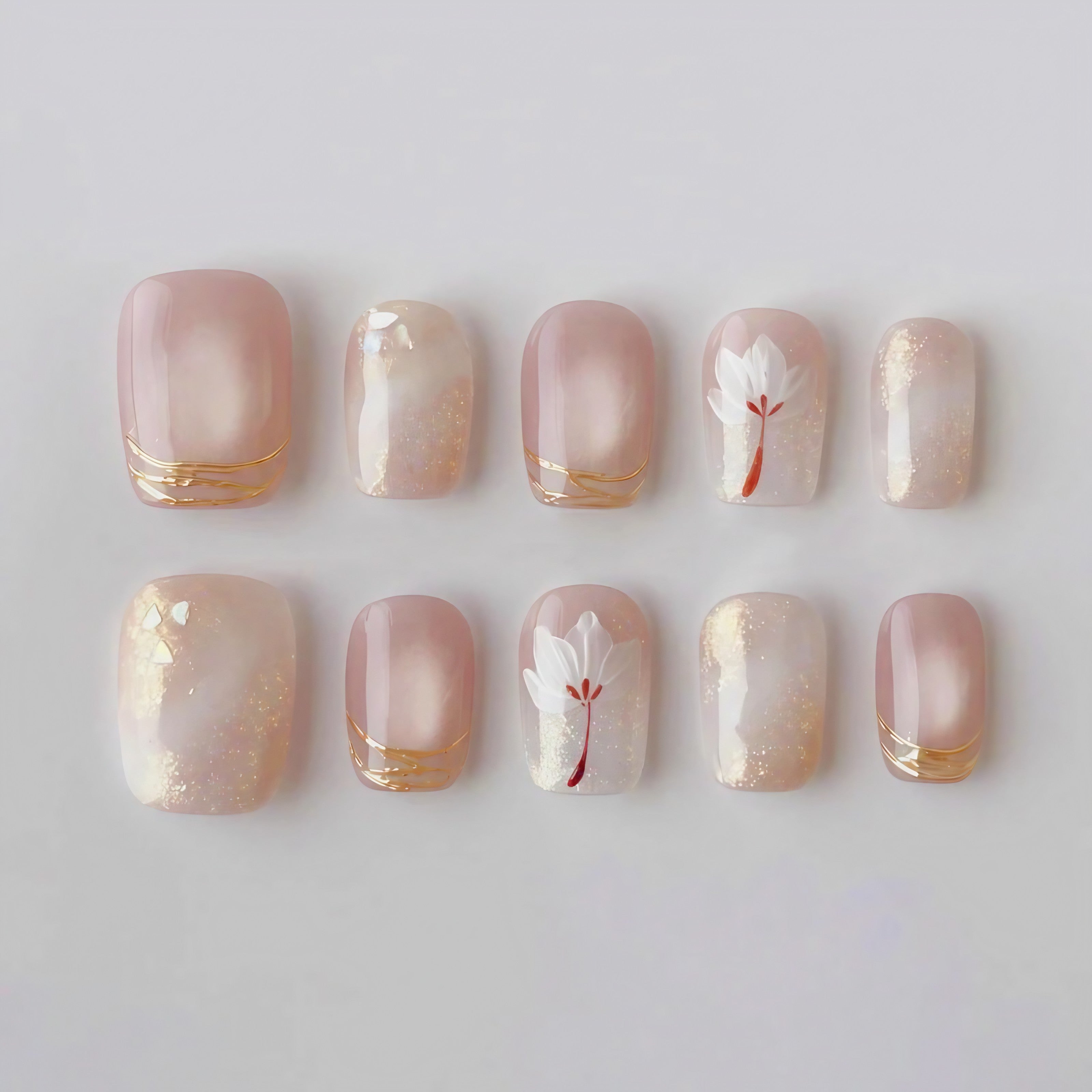 Floral Whisper Nails
