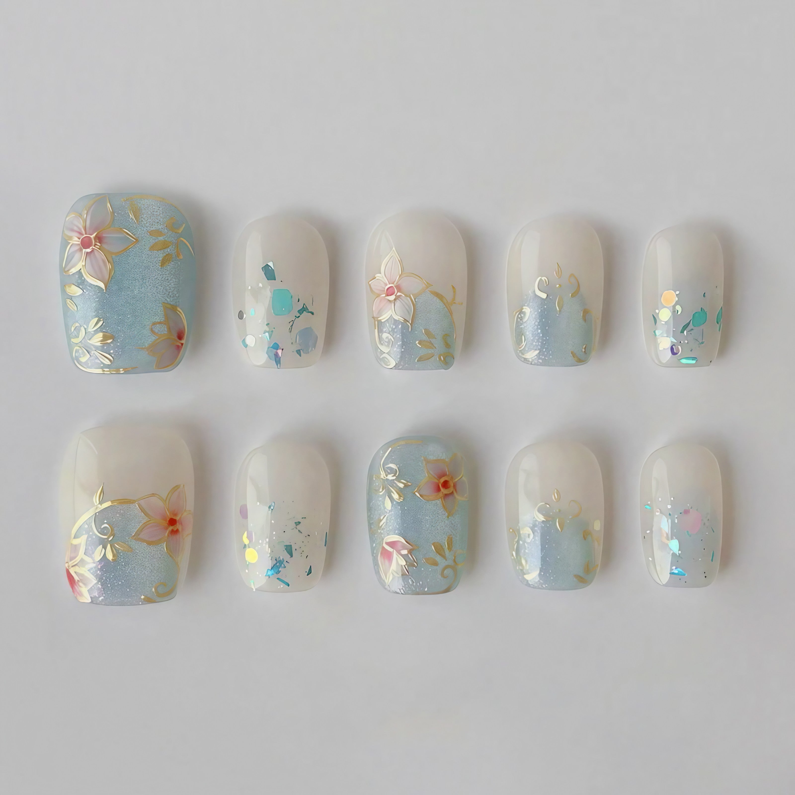 Floral Whisper Nails
