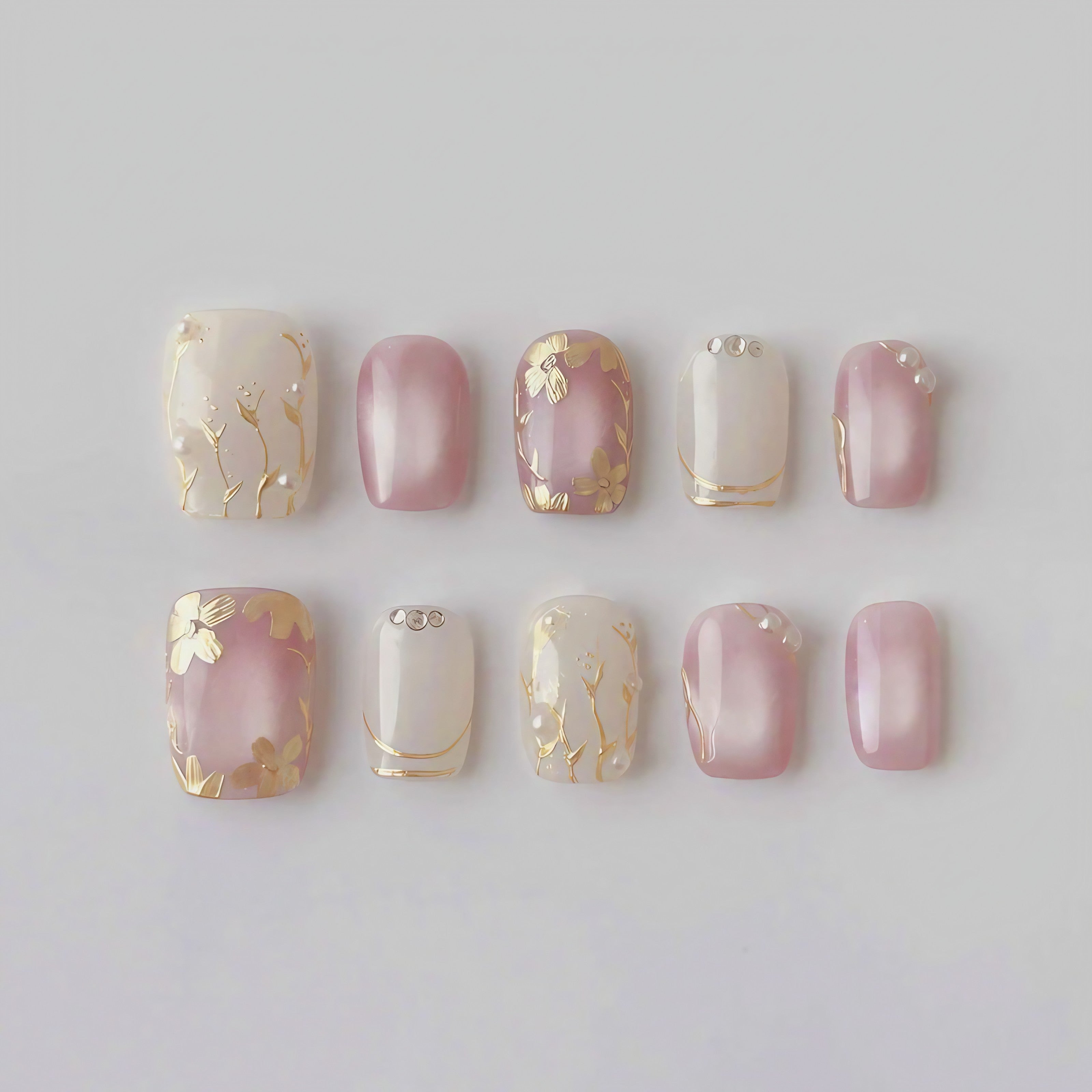 Floral Whisper Nails