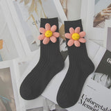 Flower Puff Socks