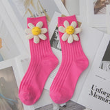 Flower Puff Socks