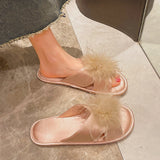 Fluffy Bloom Slippers