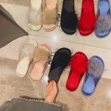 Fluffy Bloom Slippers
