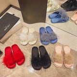 Fluffy Bloom Slippers