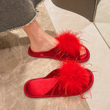 Fluffy Bloom Slippers