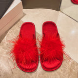 Fluffy Bloom Slippers