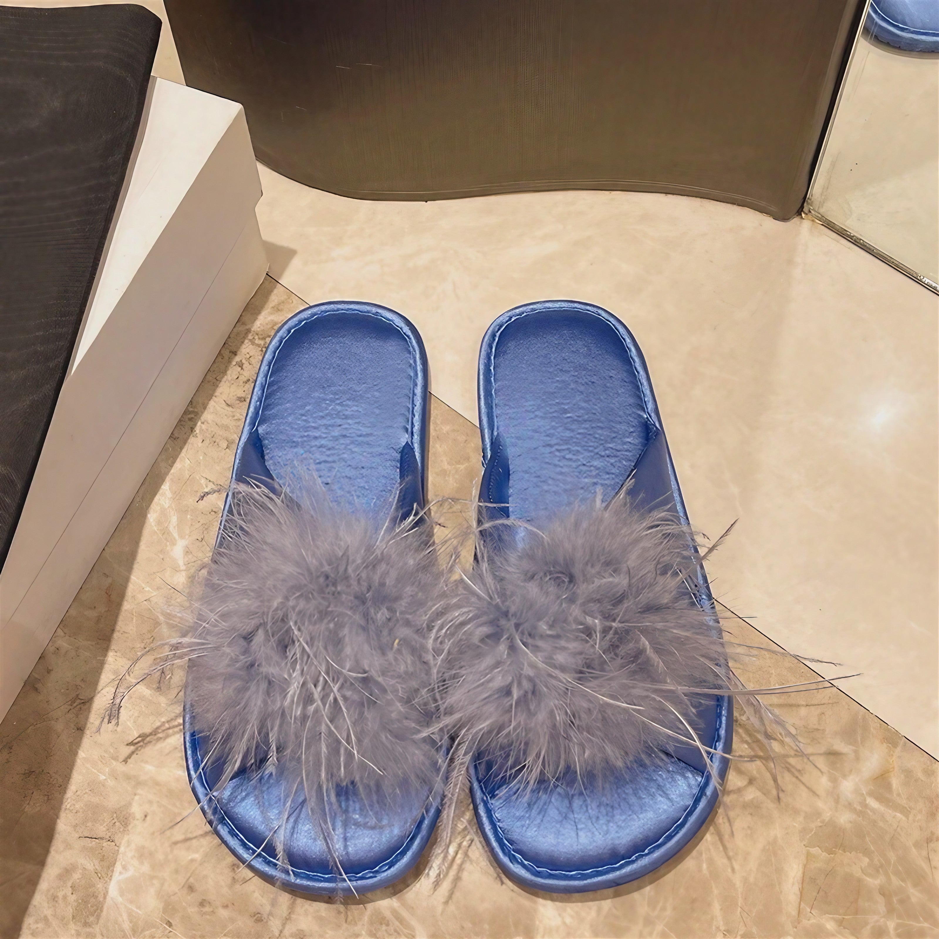 Fluffy Bloom Slippers