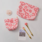 Fluffy Heart Pouch