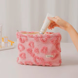 Fluffy Heart Pouch