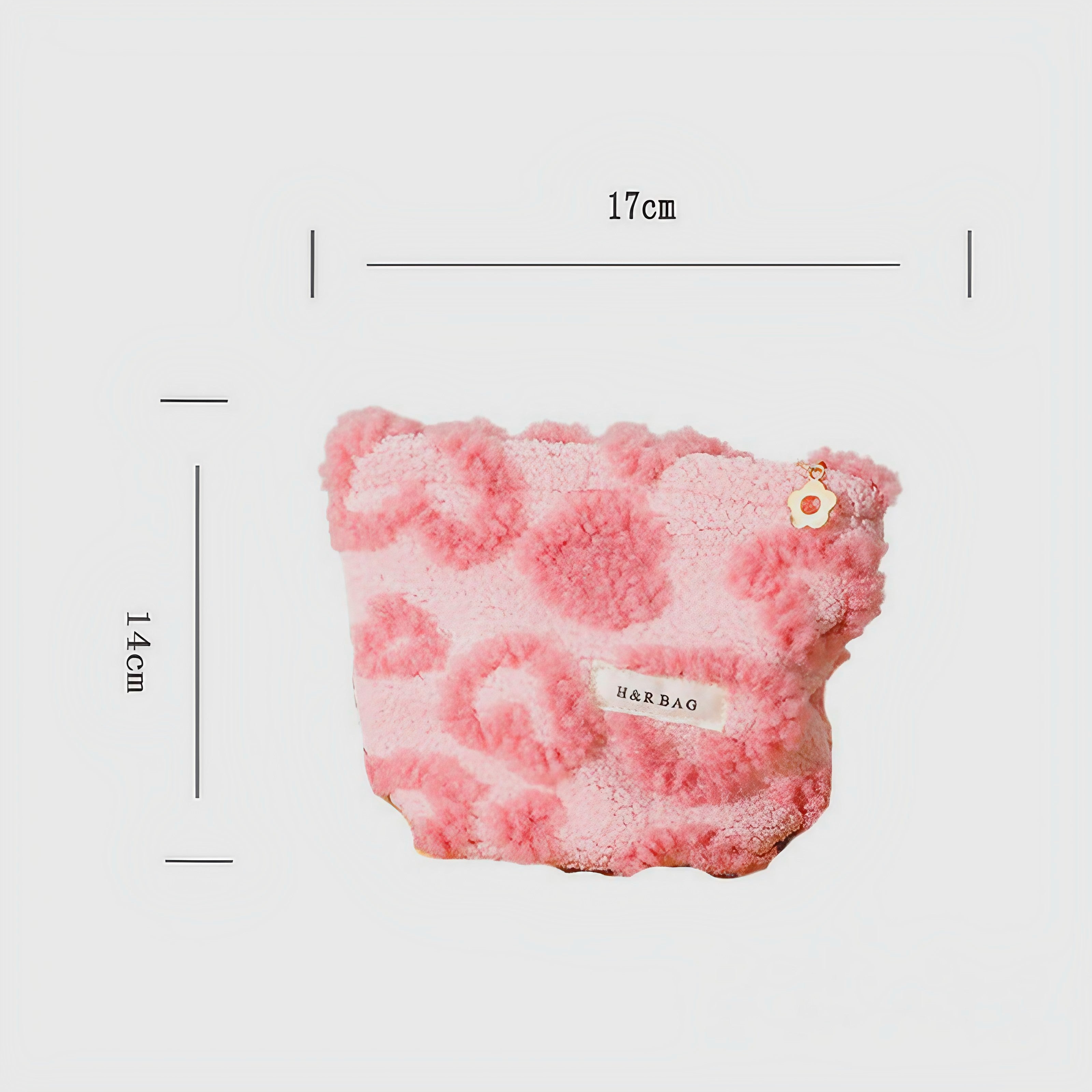 Fluffy Heart Pouch