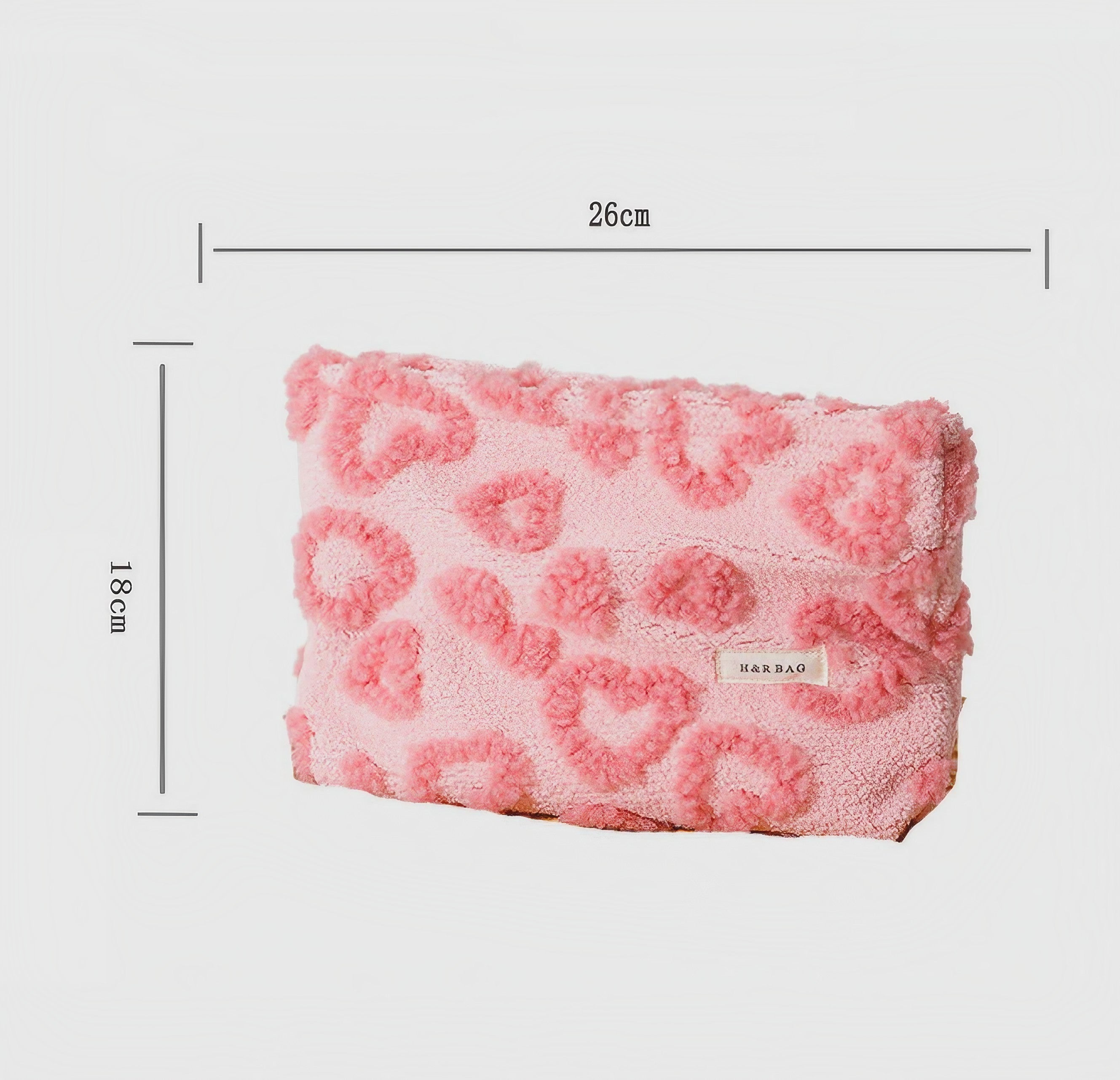 Fluffy Heart Pouch