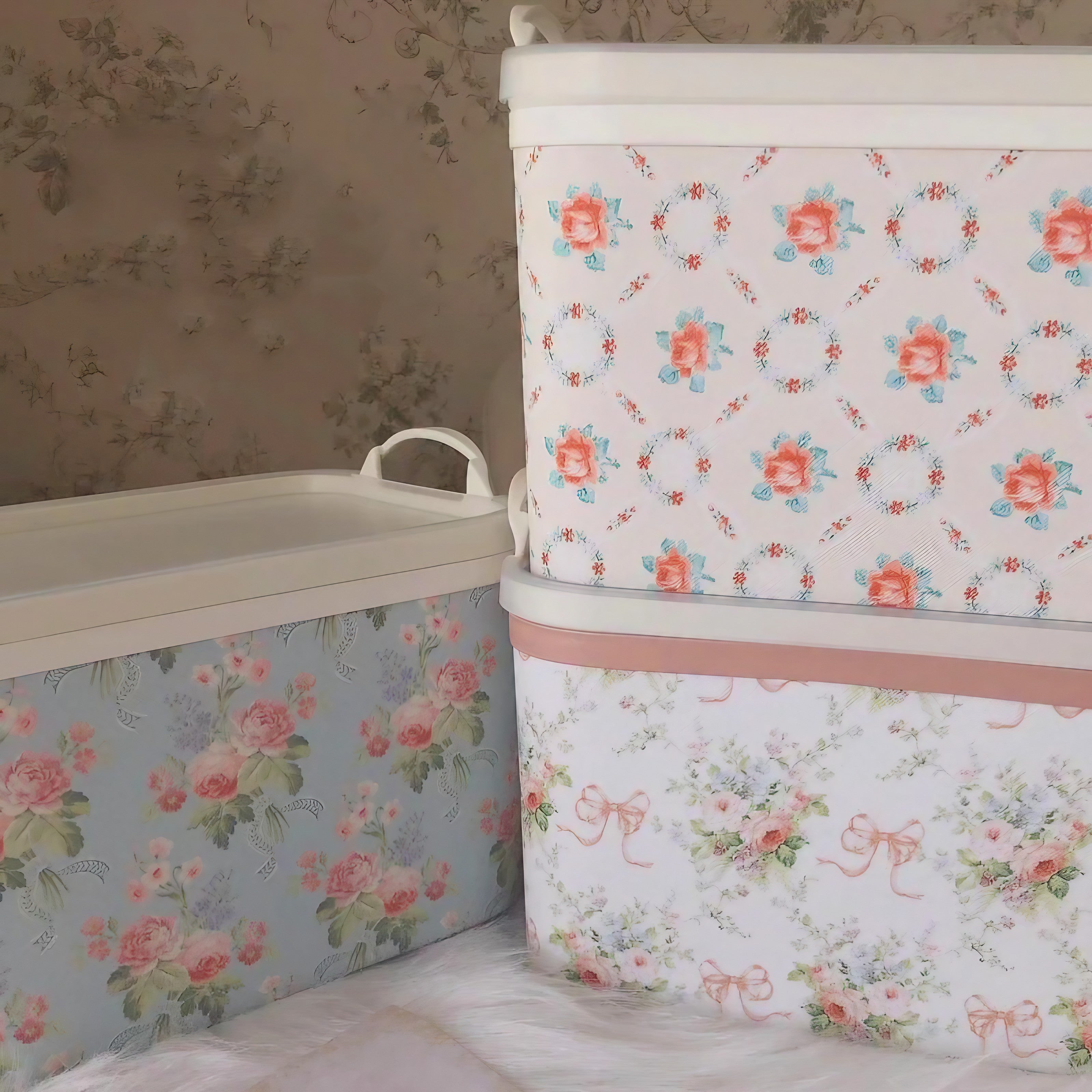 French Bloom Storage Box