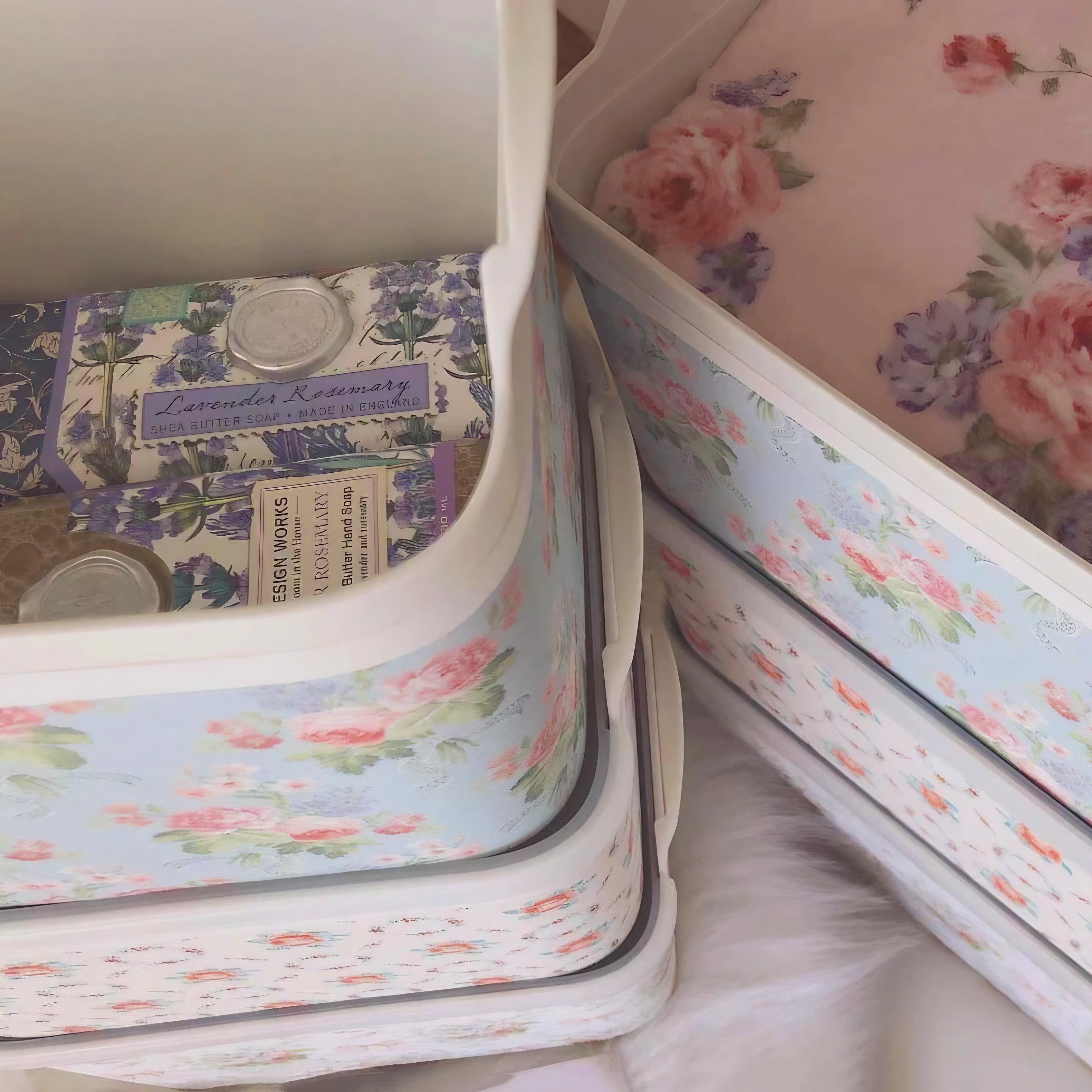 French Bloom Storage Box