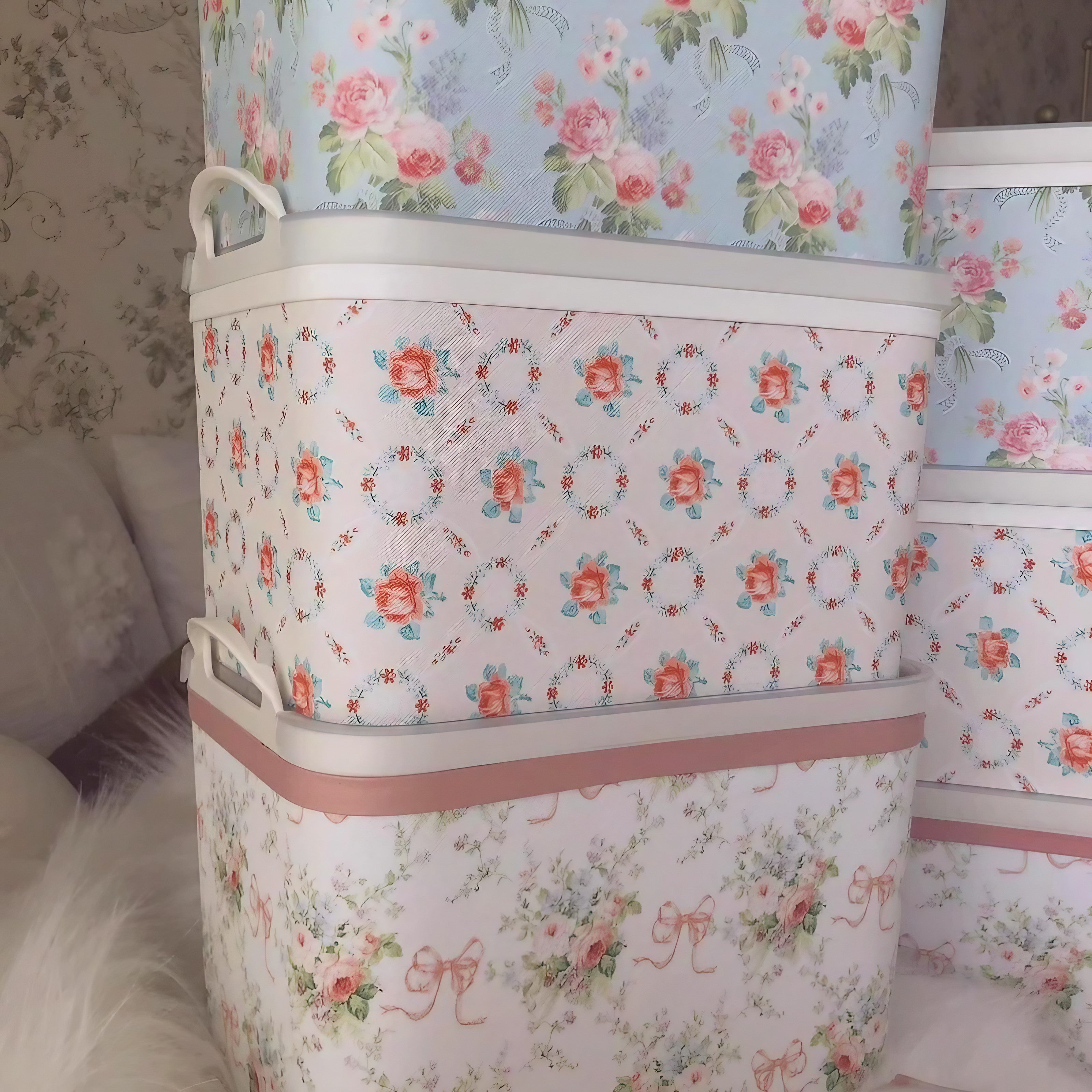 French Bloom Storage Box