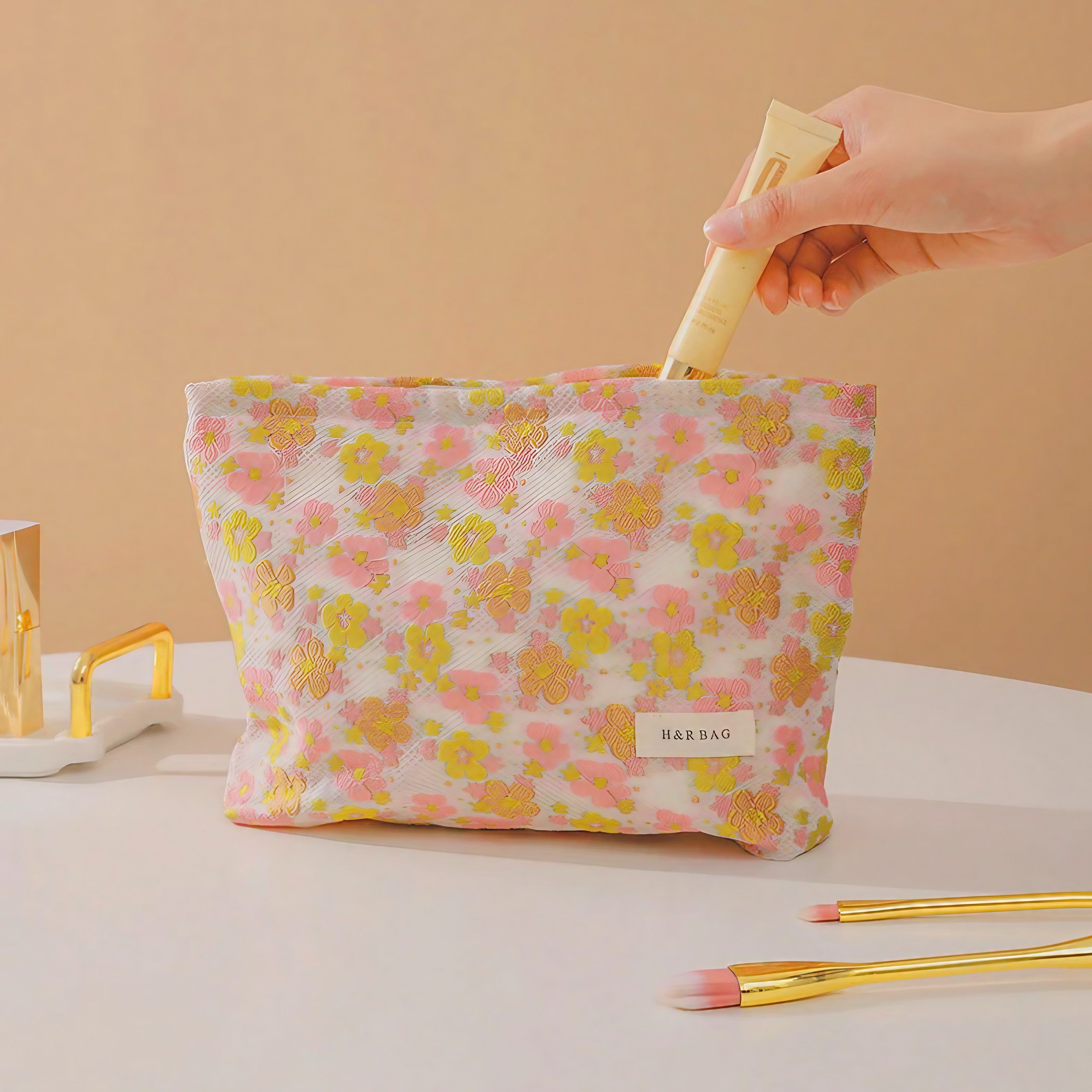 Garden Floral Pouch