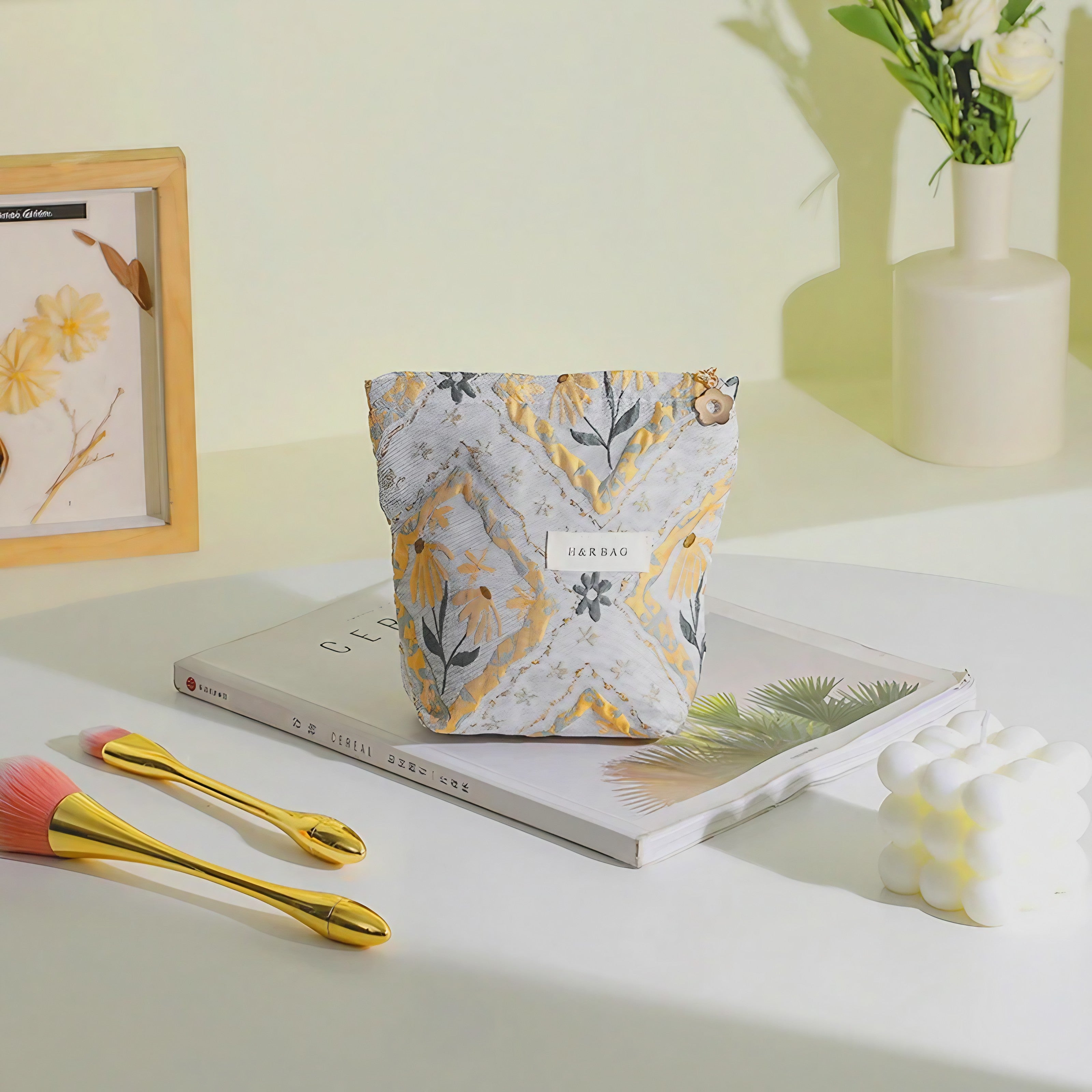 Garden Floral Pouch