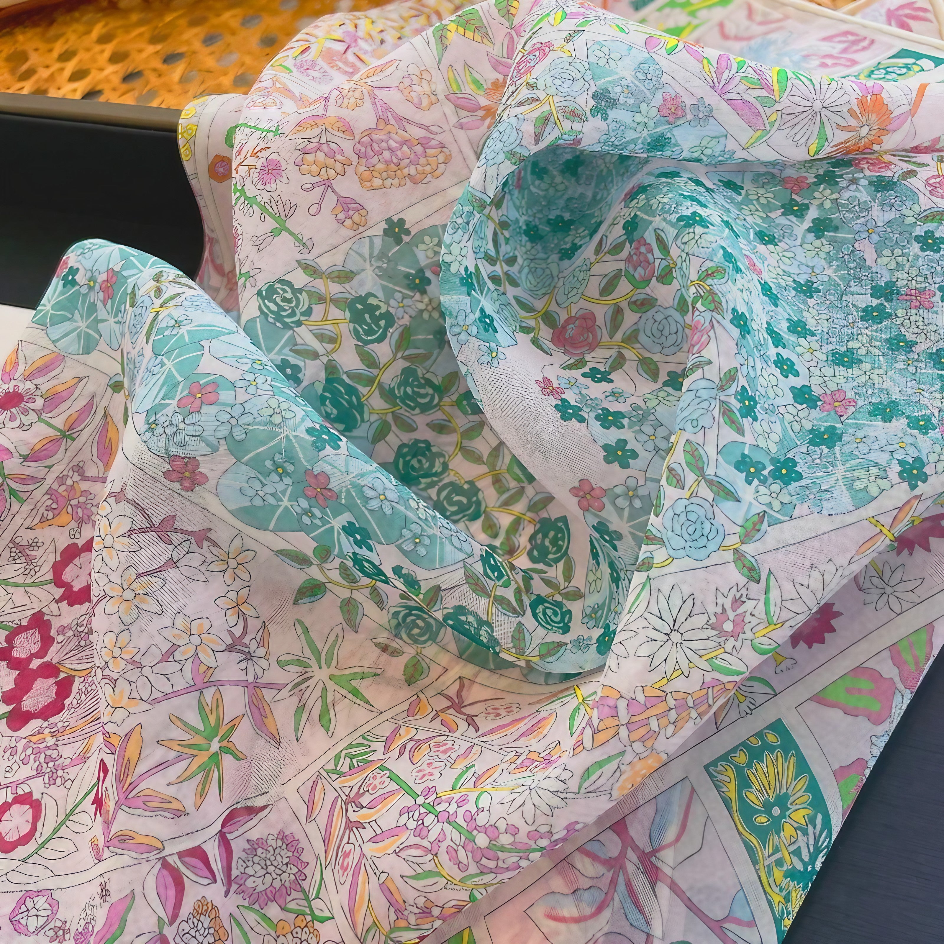 Garden Mosaic Scarf
