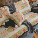 Vintage Rose Patchwork Cushion Covers