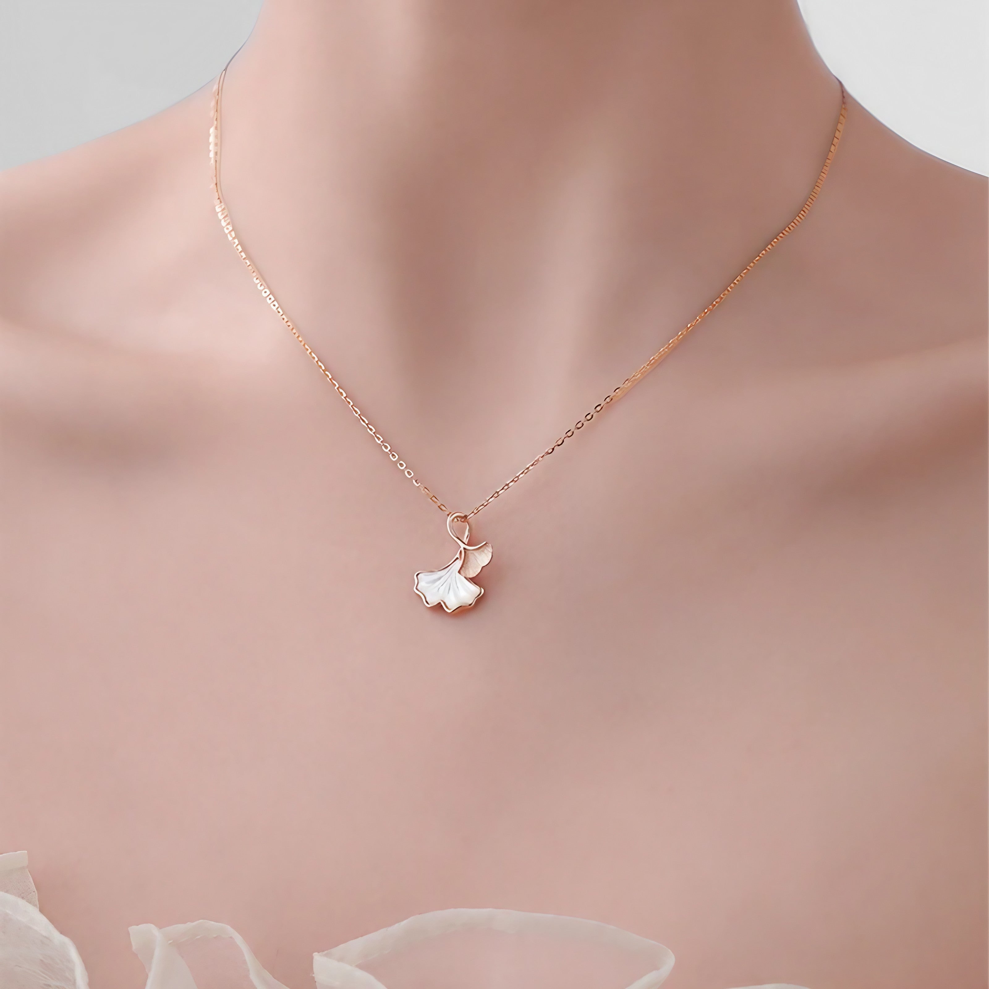 Ginkgo Whisper Necklace