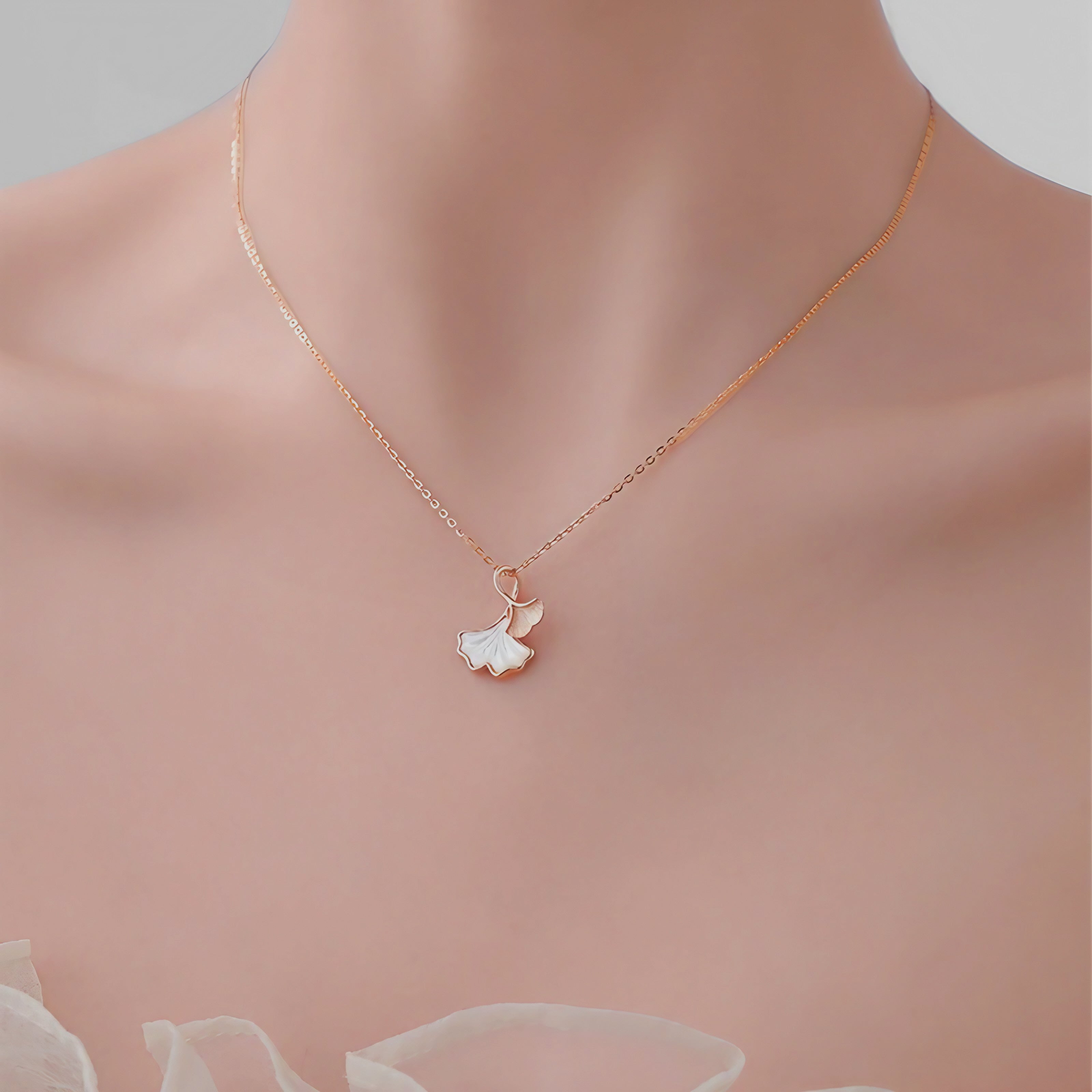 Ginkgo Whisper Necklace