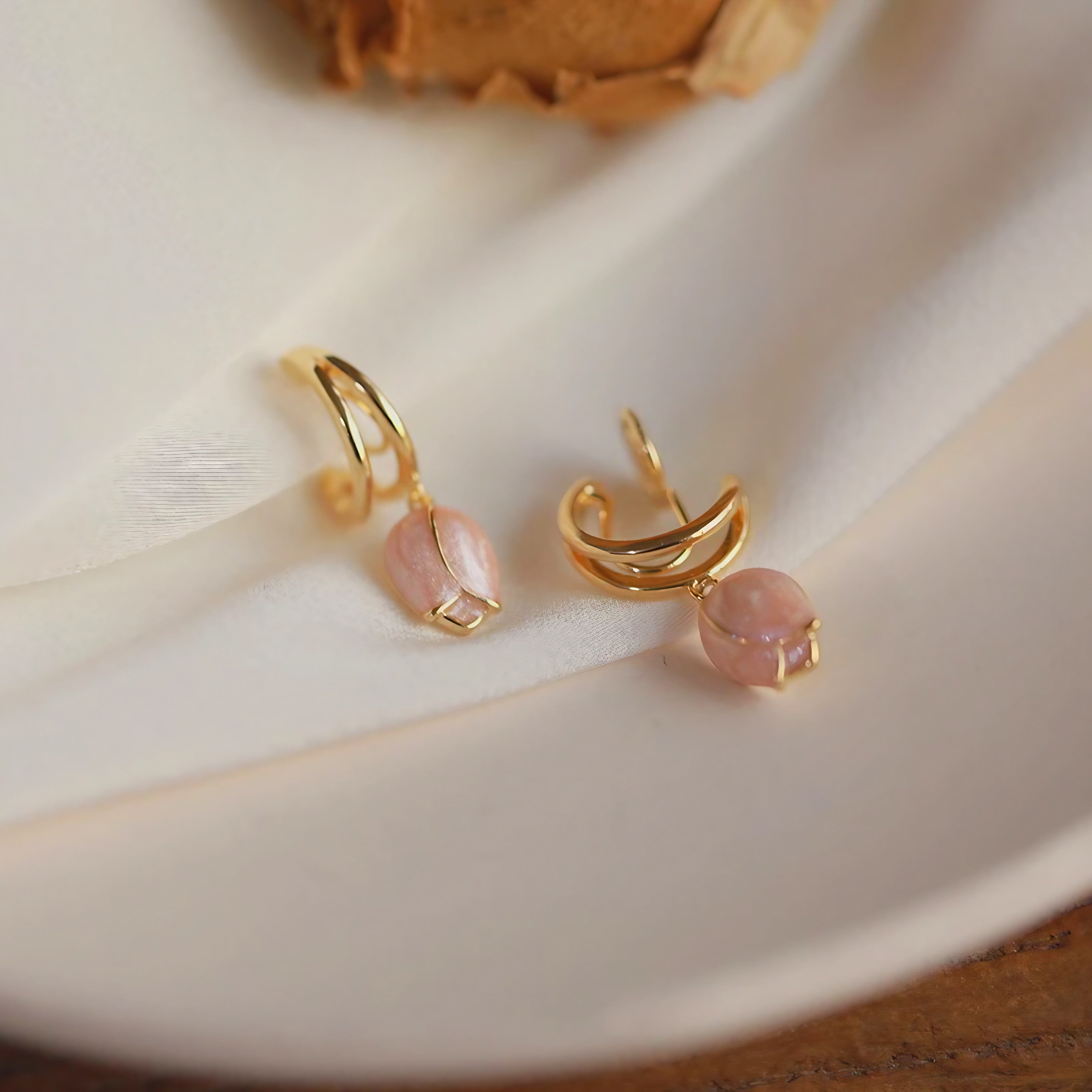 Golden Bud Earrings