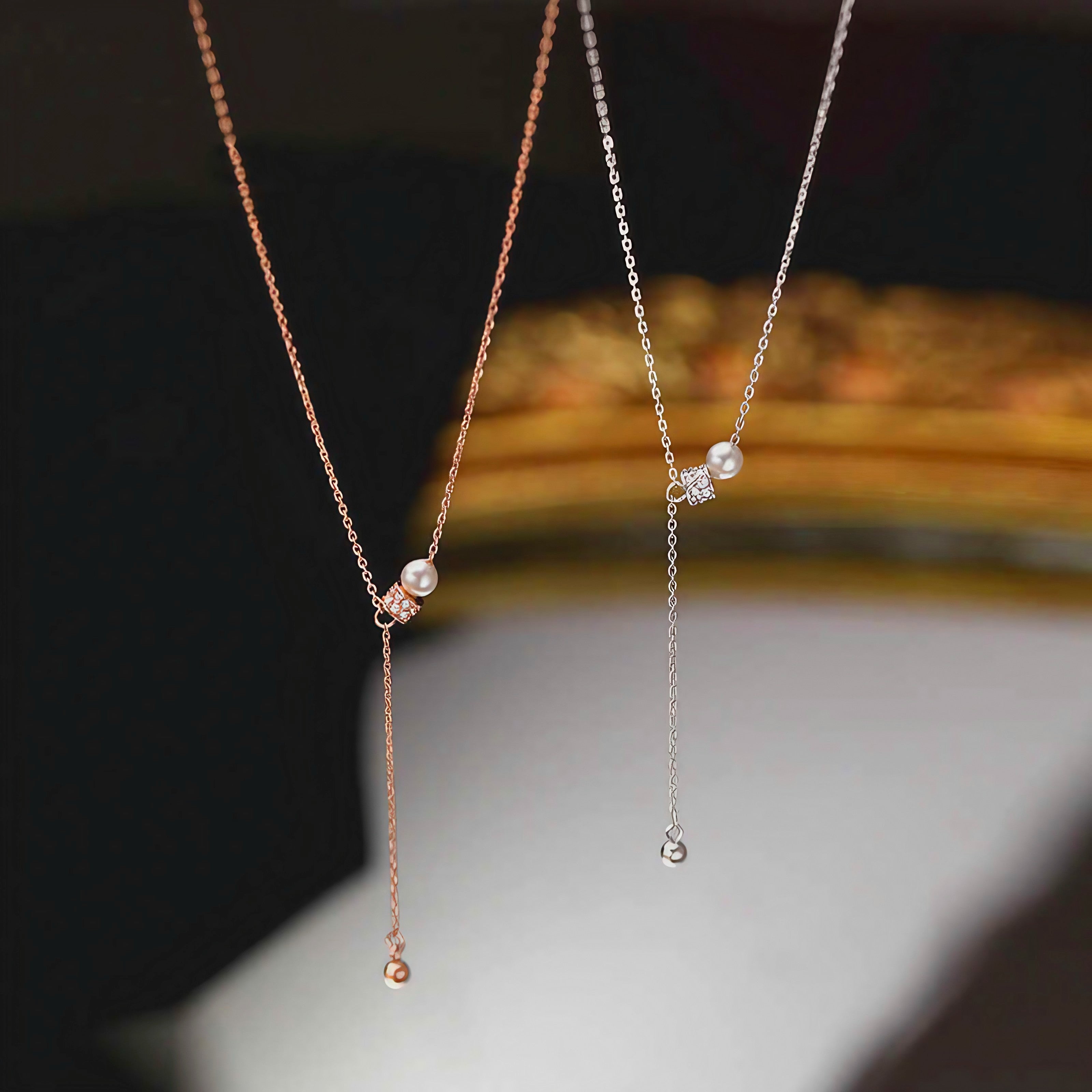 Golden Grace Y-Necklace