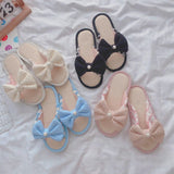 Graceful Bow Slippers