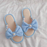Graceful Bow Slippers