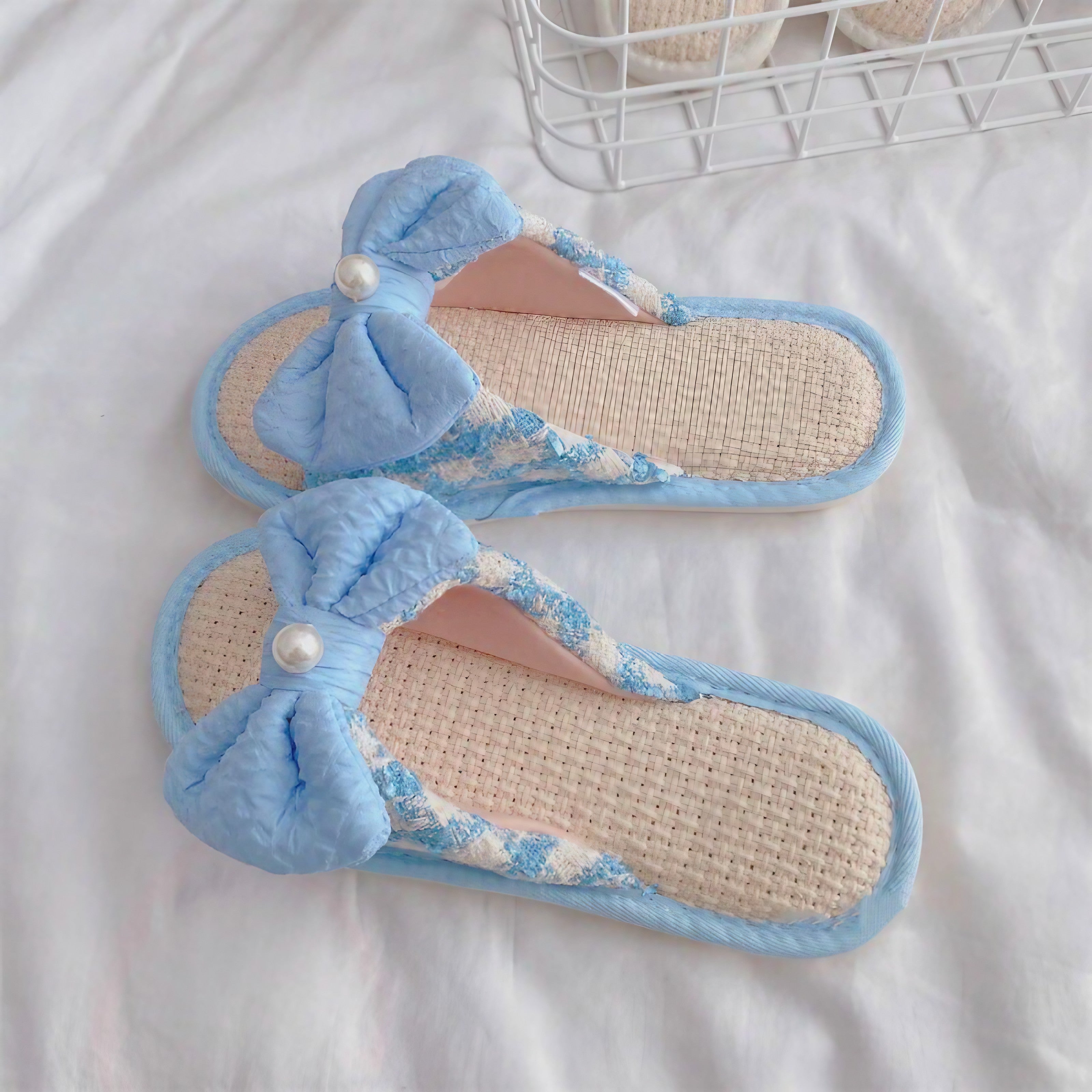 Graceful Bow Slippers