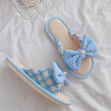 Graceful Bow Slippers
