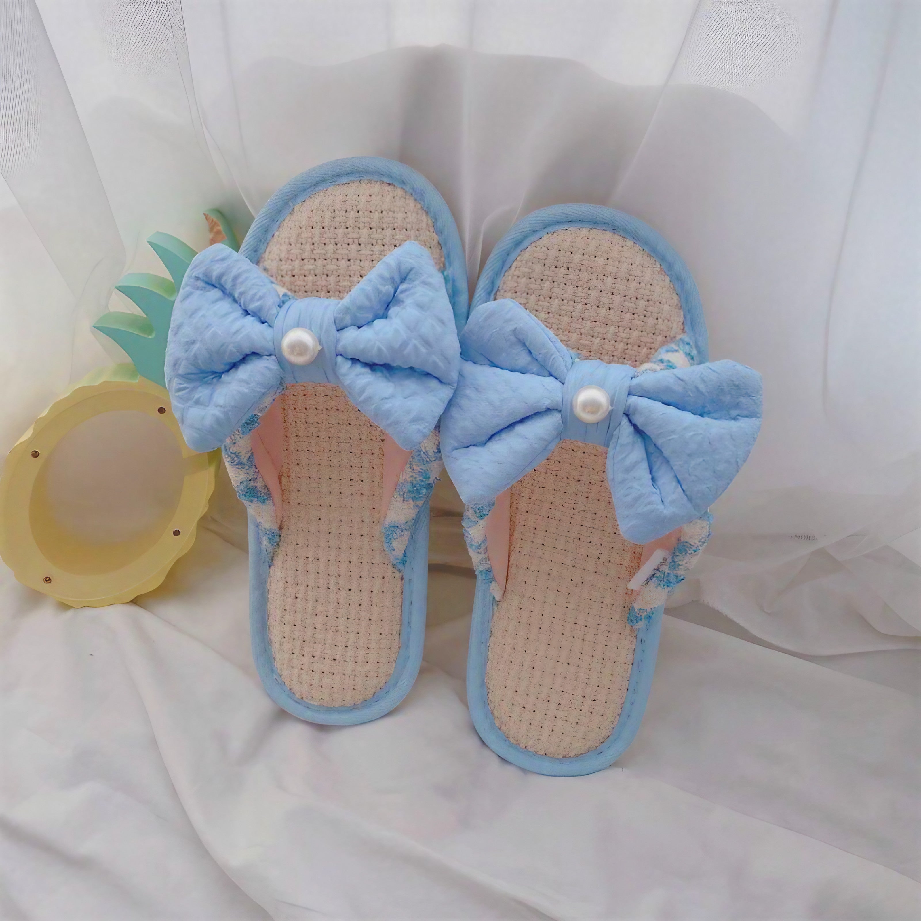 Graceful Bow Slippers