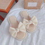 Graceful Bow Slippers
