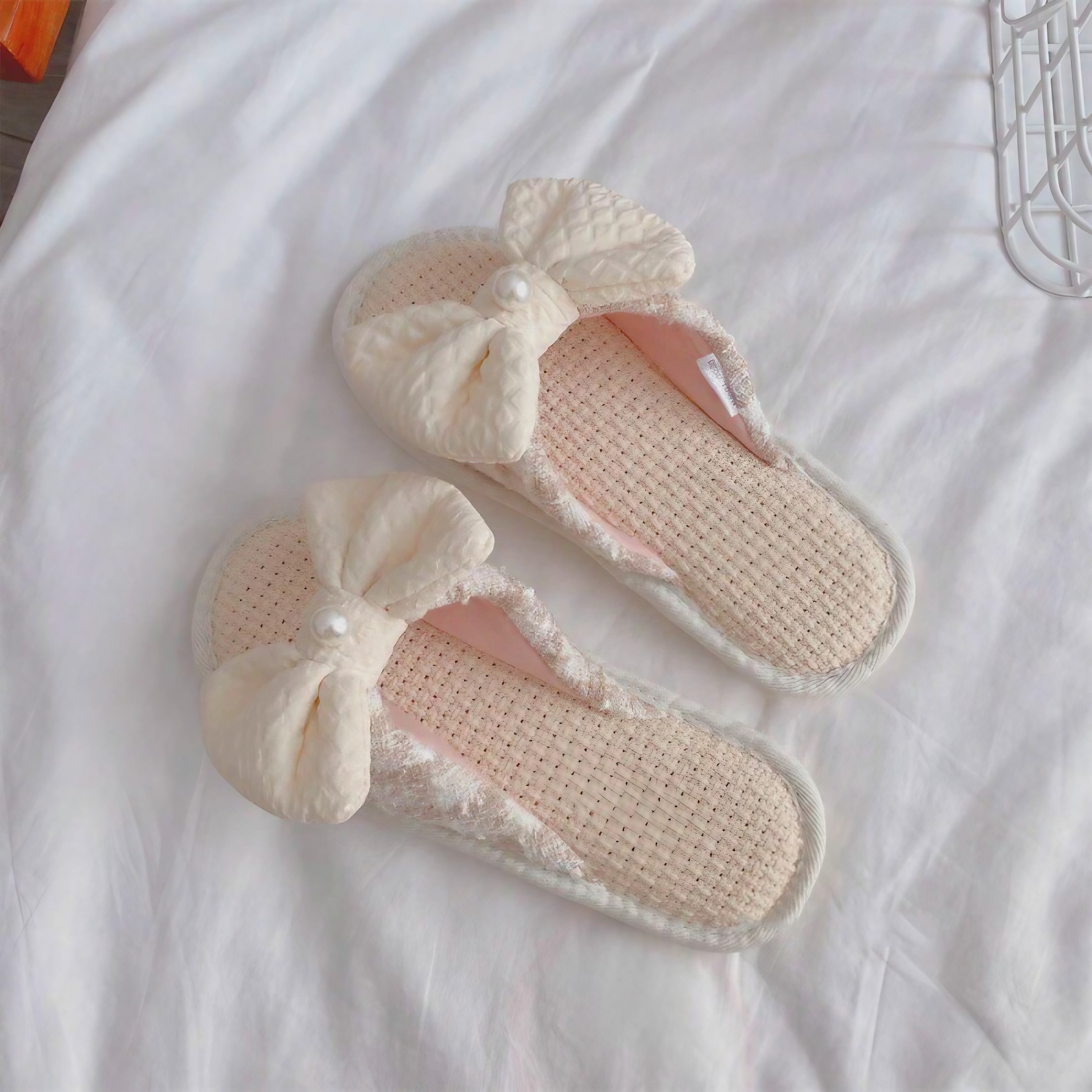 Graceful Bow Slippers