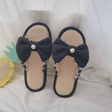 Graceful Bow Slippers