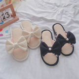 Graceful Bow Slippers