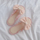 Graceful Bow Slippers