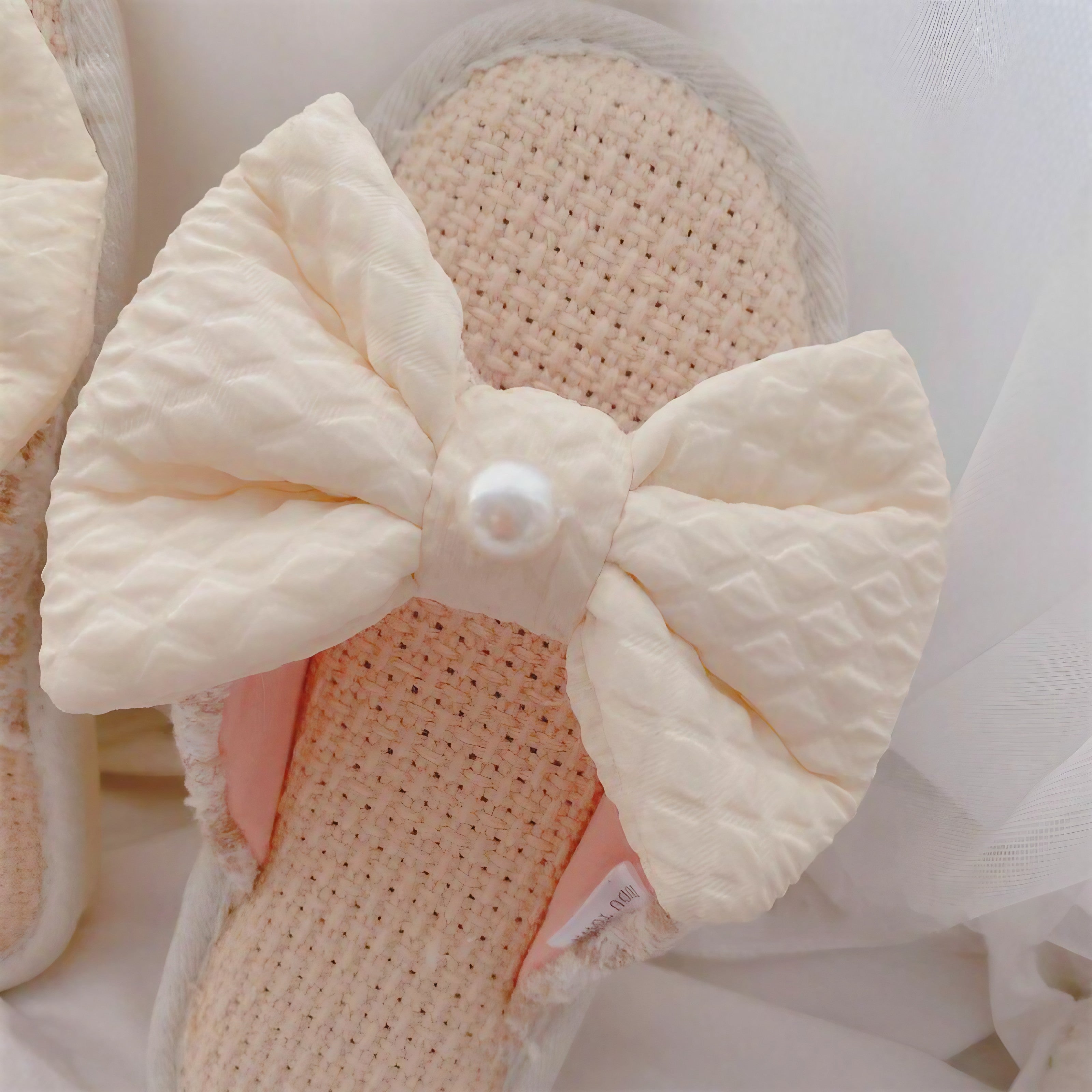 Graceful Bow Slippers