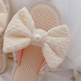 Graceful Bow Slippers