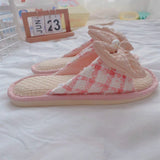 Graceful Bow Slippers