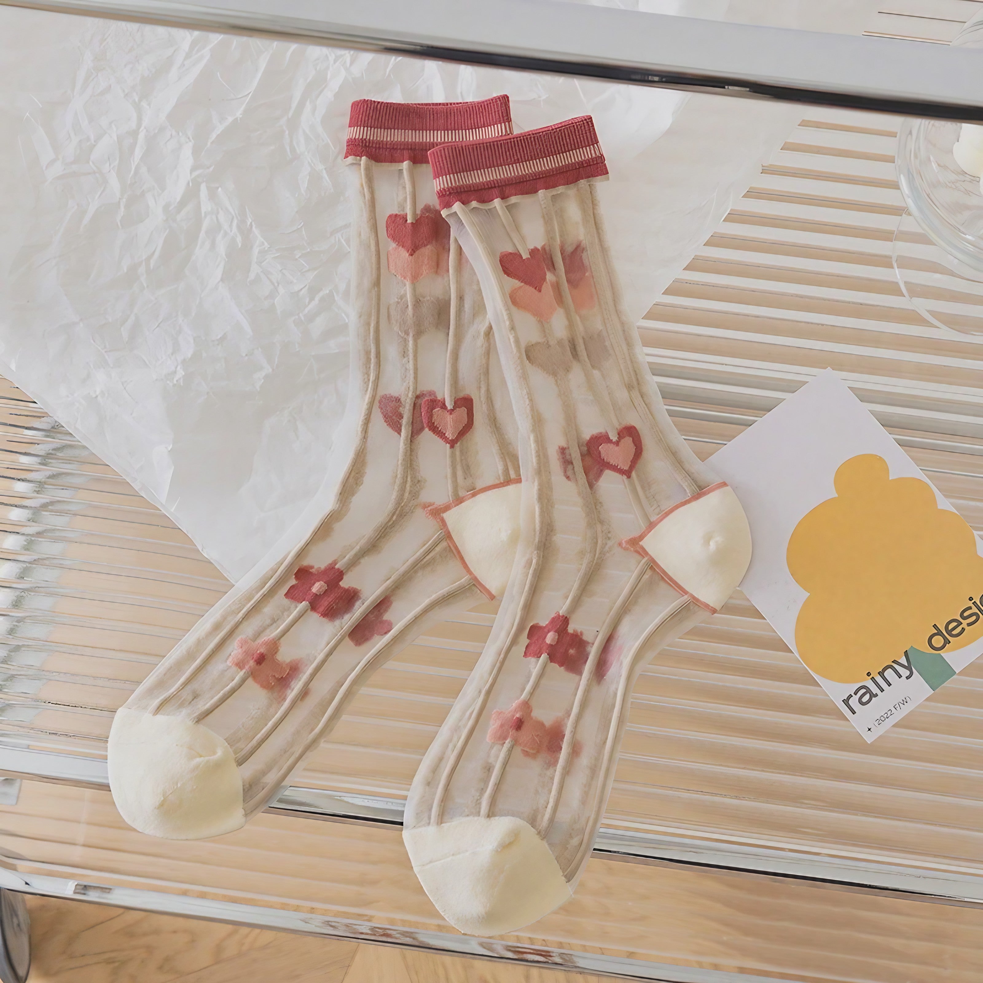 Bloom Veil Socks