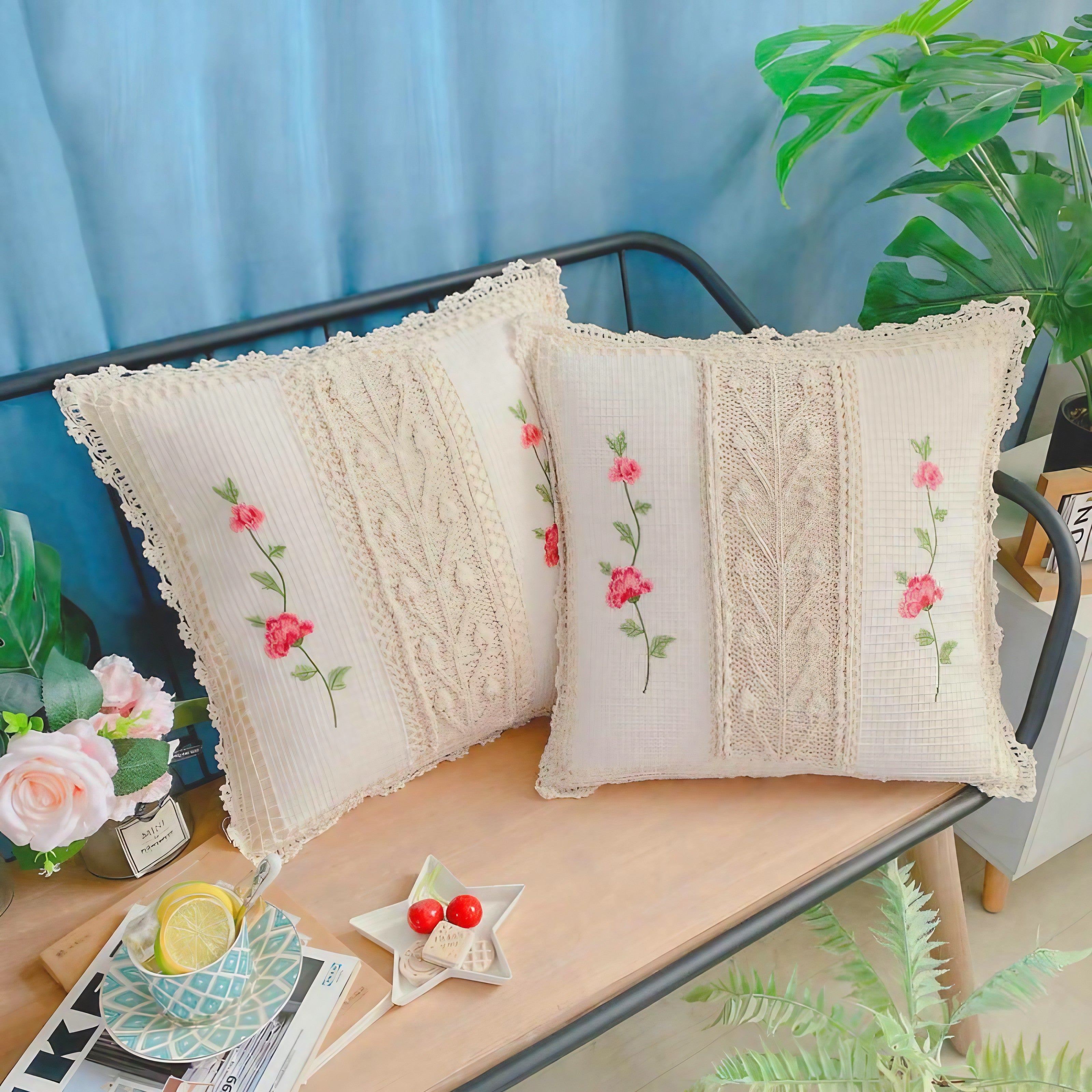 Heirloom Blossom Cushion Covers