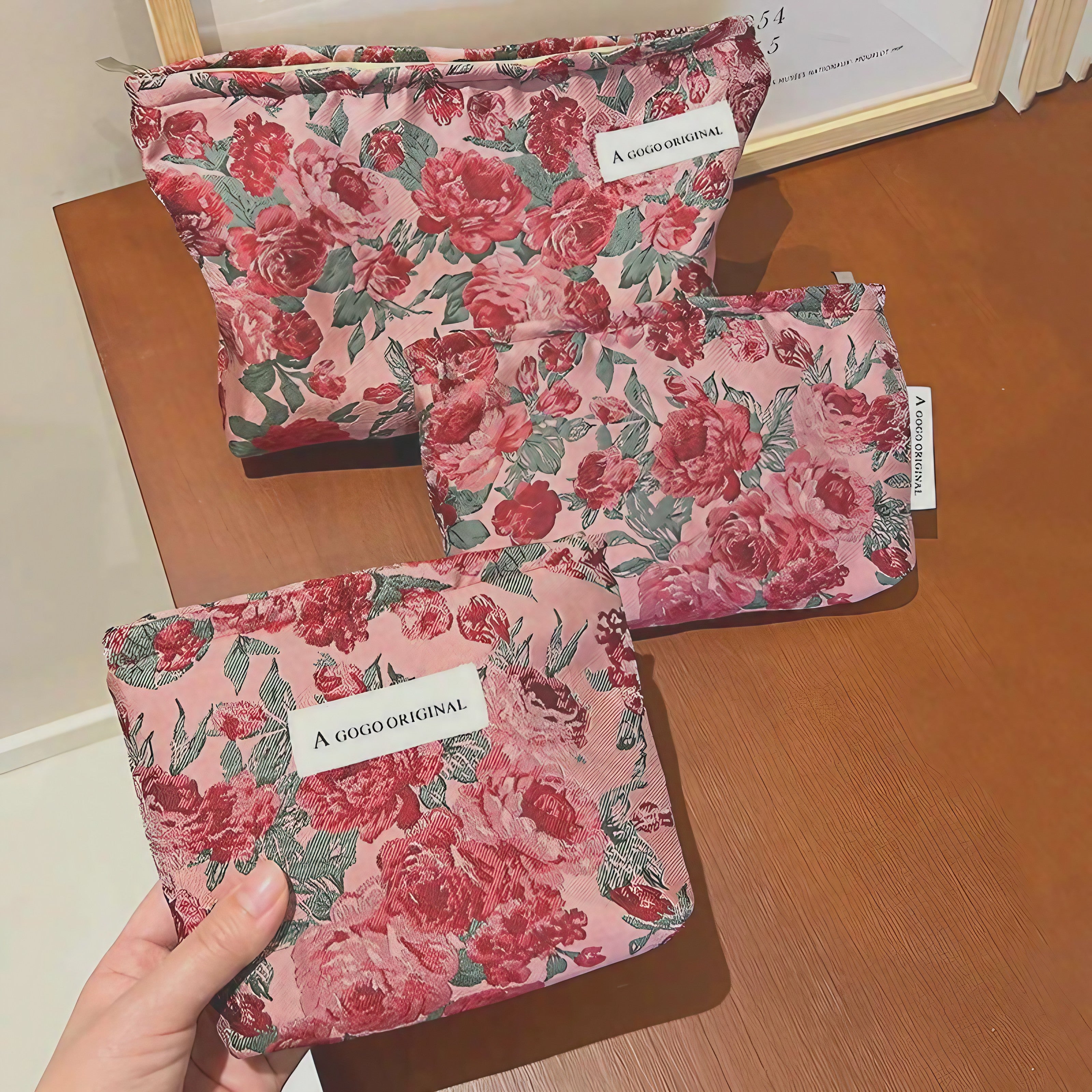 Heirloom Rose Pouch