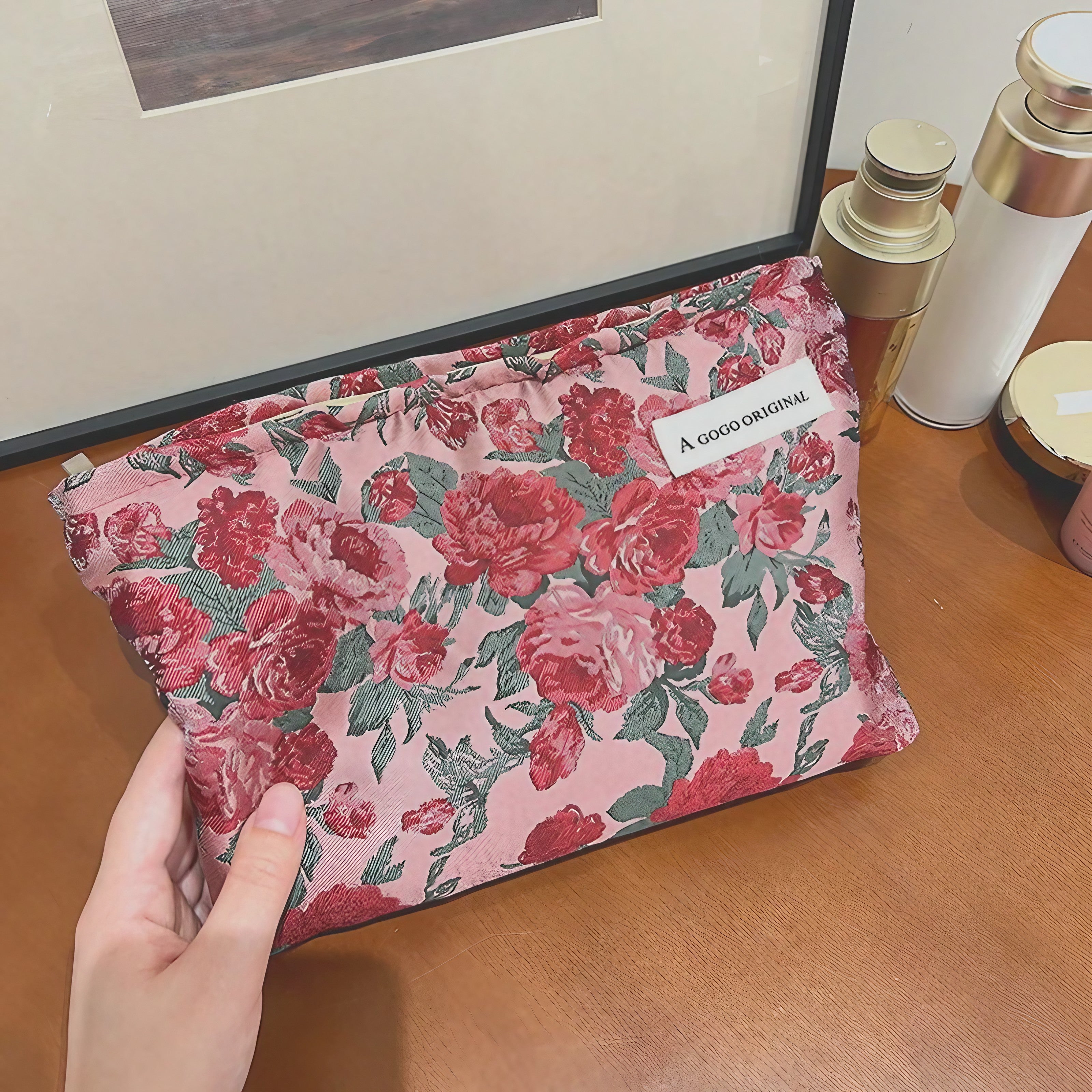 Heirloom Rose Pouch