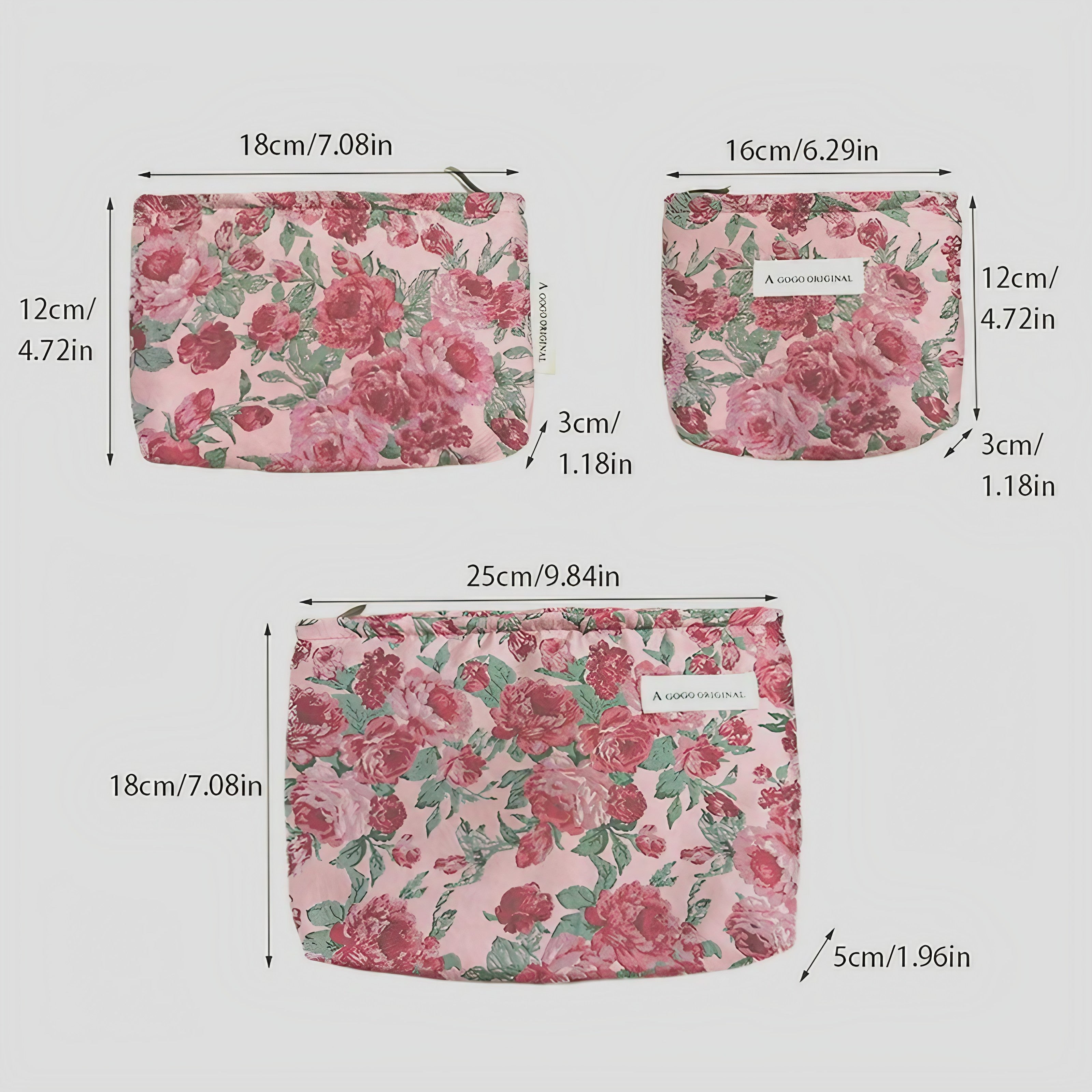 Heirloom Rose Pouch