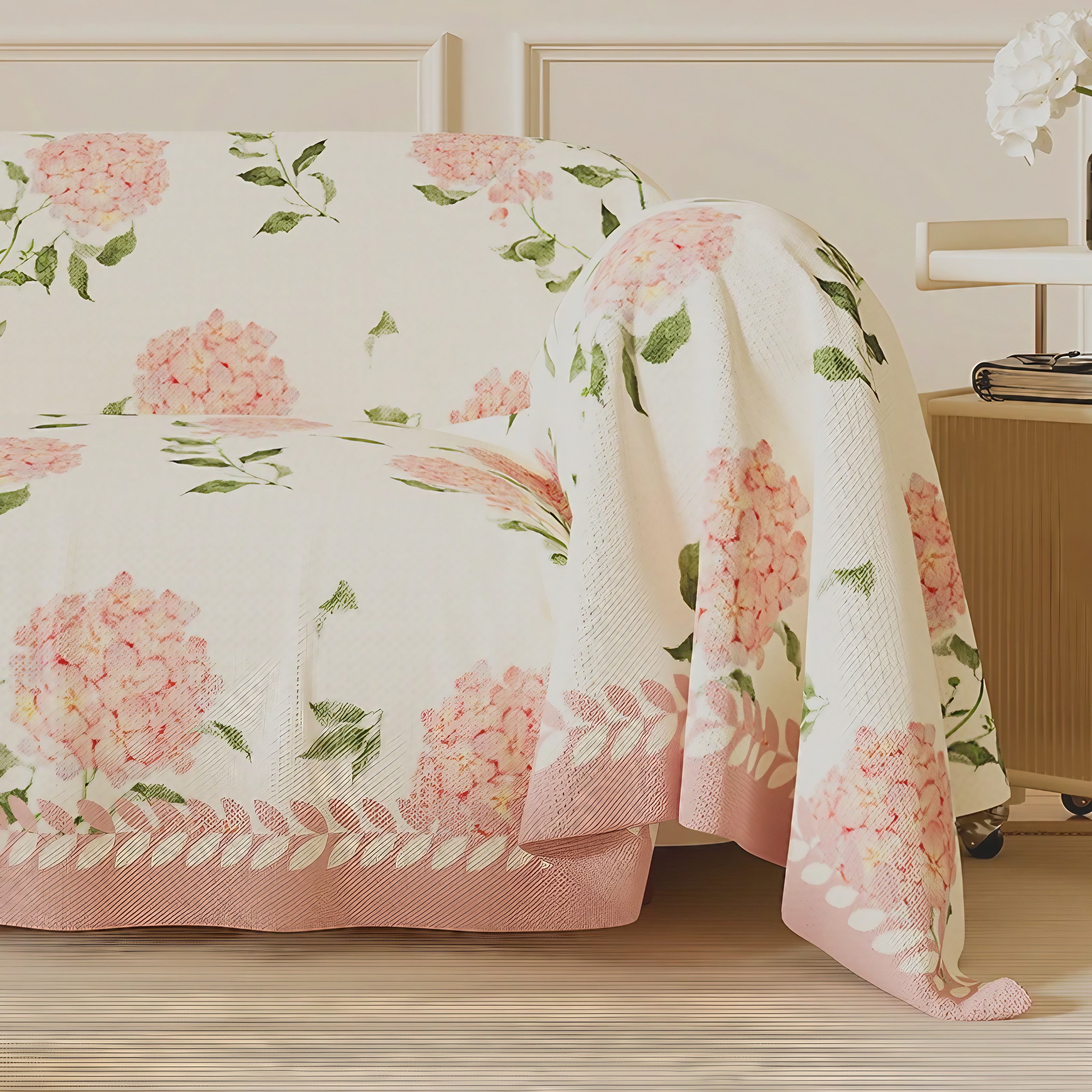 Hydrangea Bloom Sofa Cover