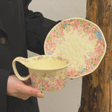Hydrangea Bloom Teacup Set