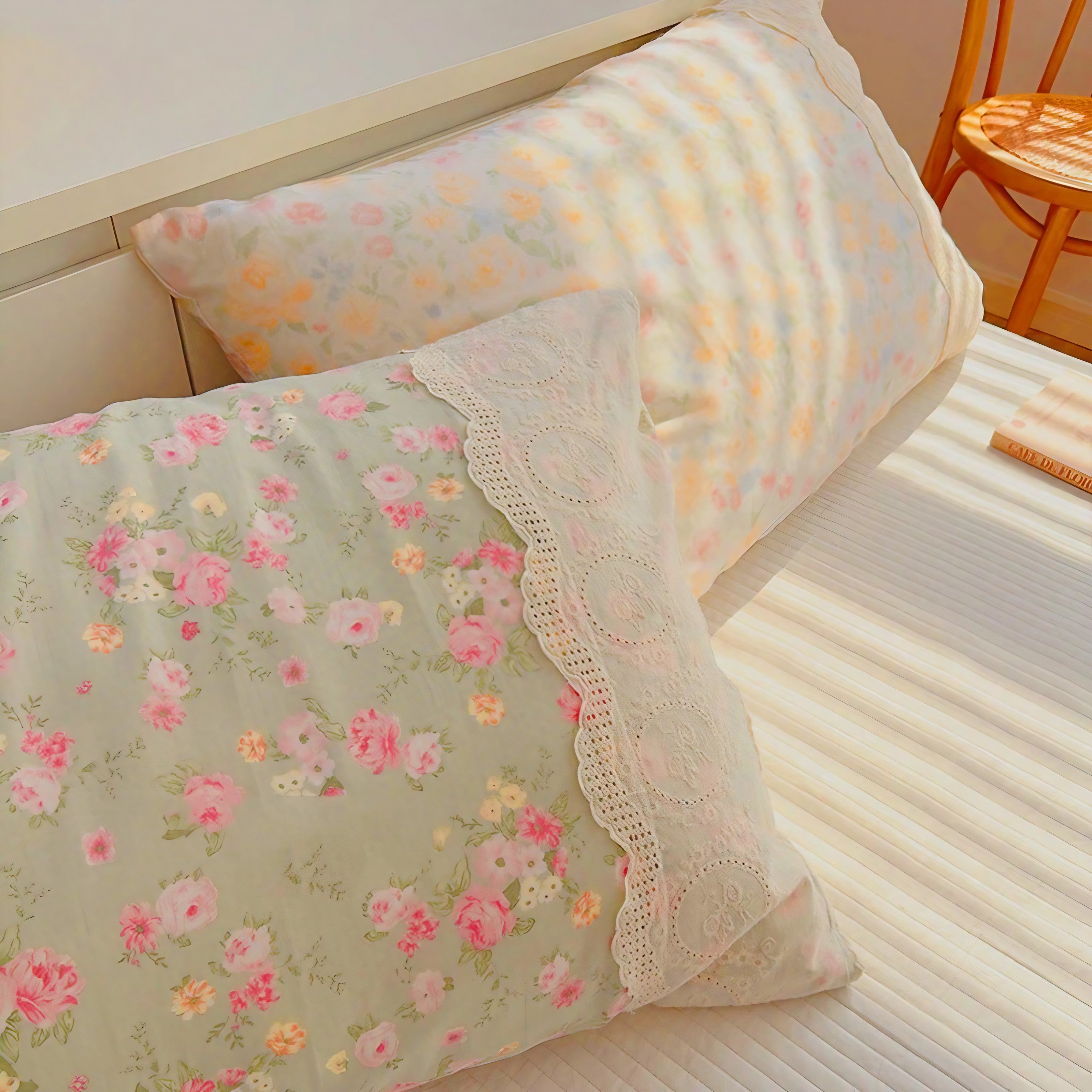 Lace Bloom Pillowcase