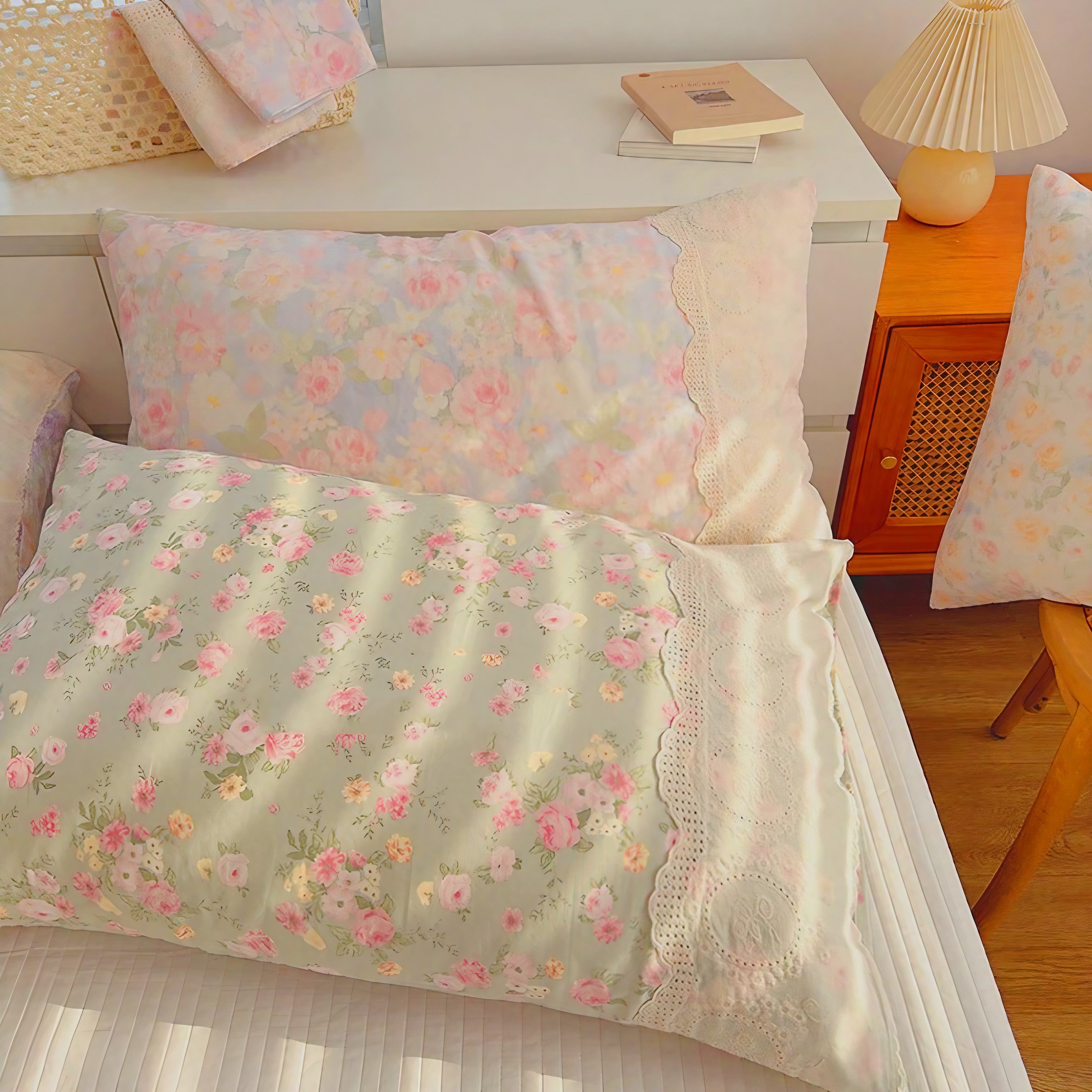 Lace Bloom Pillowcase