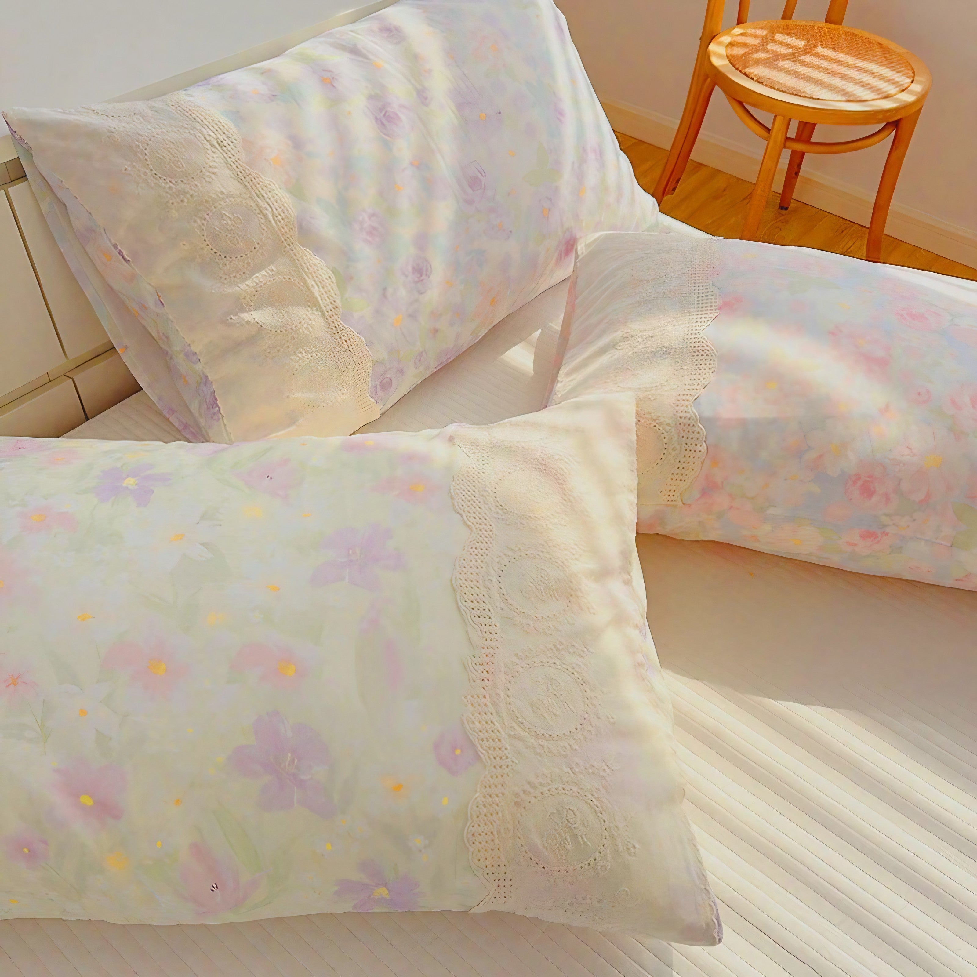 Lace Bloom Pillowcase