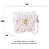 Lace Blossom Pouch